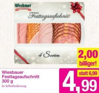 Sutterlüty Wiesbauer Festtagsaufschnitt 300 g Angebot
