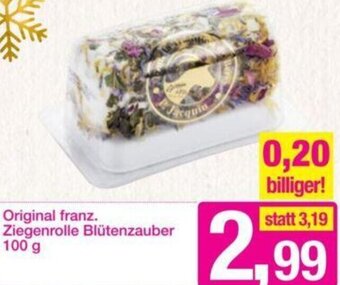 Sutterlüty Original franz. Ziegenrolle Blütenzauber 100 g Angebot
