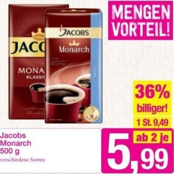 Sutterlüty Jacobs Monarch 500 g Angebot