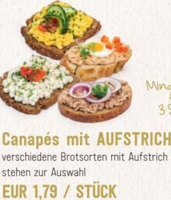 Sutterlüty Canapés mit Aufstrich Angebot