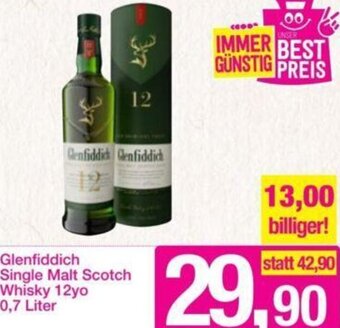 Sutterlüty Glenfiddich Single Malt Scotch Whisky 12yo 0,7 Liter Angebot