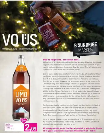 Sutterlüty VO ÜS Limonade 1 Liter Angebot