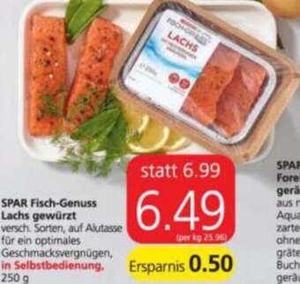 Spar Spar Fisch-Genuss Lachs gewürzt 250 g Angebot