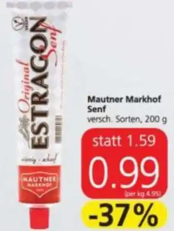 Spar Mautner Markhof Senf 200 g Angebot