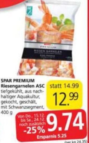 Spar Spar Premium Riesengarnelen ASC Angebot