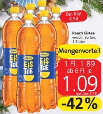 Spar Rauch Eistee 1,5 Liter Angebot