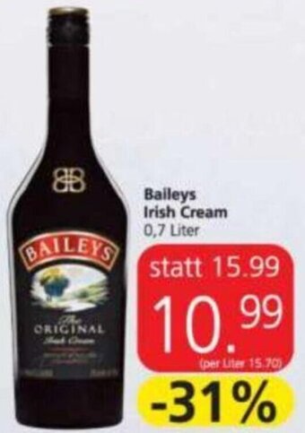 Spar Baileys Irish Cream 0,7 Liter Angebot