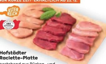 Billa Raclette platte Angebot