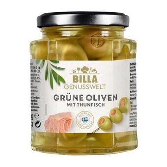 Billa Grüne oliven mit thunfisch Angebot