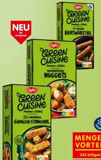 Interspar Green cuisine Angebot