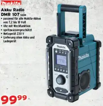 Salzburger Lagerhaus Makita akku Radio DMR 107 Angebot