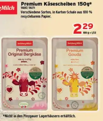 SalzburgMilch Premium Käsescheiben 150 g