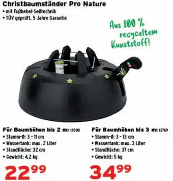 Christbaumständer Pro Nature 3 m