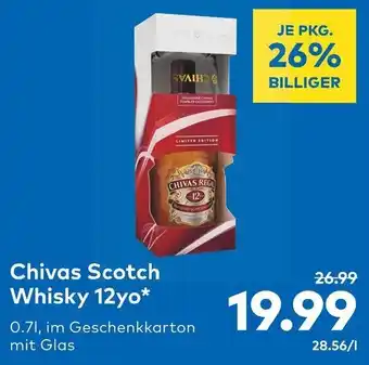 T&G Chivas Scotch Whisky 12yo 0.7L Angebot