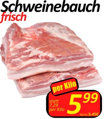 Wurstico Schweinebauch per kilo Angebot