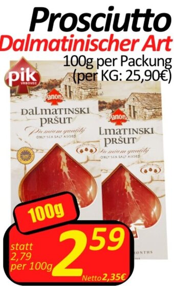Wurstico Pik Prosciutto 100 g Angebot
