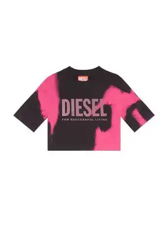 Diesel Kurzes t-shirt in batik-optik Angebot