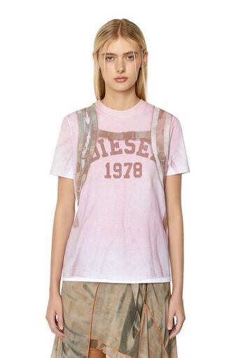 Diesel T-shirt mit rucksack-print Angebot
