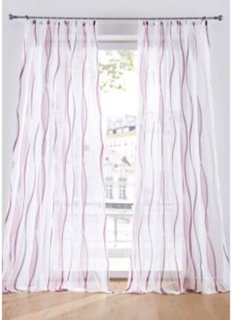 Bonprix Gardine mit wellenmuster (1er pack) Angebot