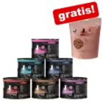Zooplus 6 x 200 g / 400 g catz finefood purrrr + 45 g meatz snacks gratis! Angebot