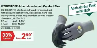 Lagerhaus Werkstoff Arbeitshandschuh Comfort Plus Angebot