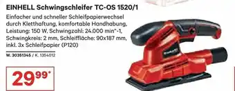 Lagerhaus Einhell Schwingschleifer TC-OS 1520/1 Angebot