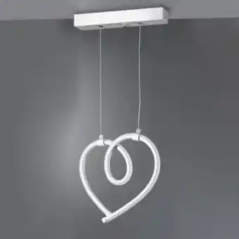 Led-hängeleuchte cuoricini mit einem herz, 26cm