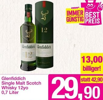 Sutterlüty Glenfiddich Single Malt Scotch Whisky 12yo 0,7 Liter Angebot