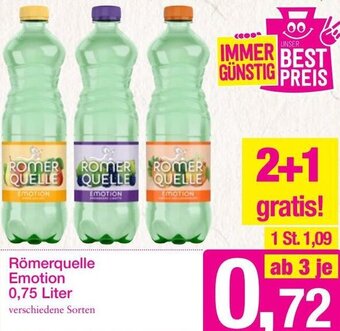 Sutterlüty Römerquelle Emotion 0,75 Liter Angebot
