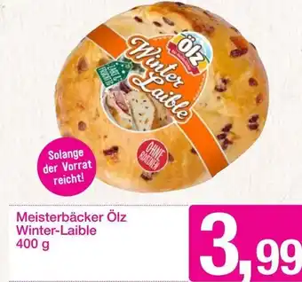 Sutterlüty Meisterbäcker Ölz Winter-Laible 400 g Angebot