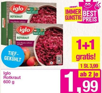 Sutterlüty Iglo Rotkraut 600 g Angebot