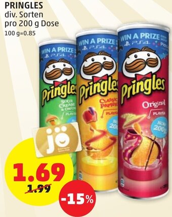 PENNY Pringles 200g Angebot