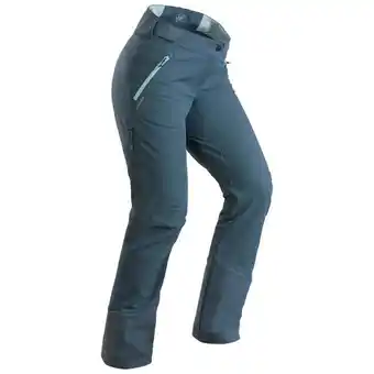 Decathlon Softshellhose winterwandern sh520 x-warm wasserabweisend gamaschen damen grau Angebot