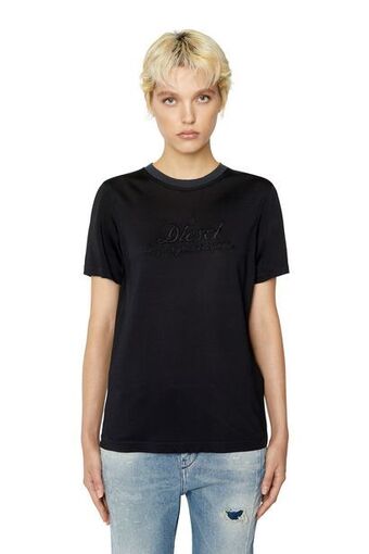 Diesel T-shirt mit gesticktem slogan Angebot
