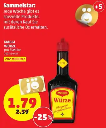PENNY Sammelstar Maggi Würze 100ml Angebot