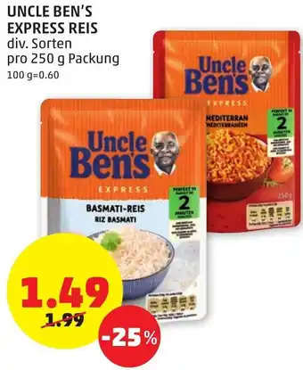 PENNY Uncle Ben's Express Reis 250g Angebot