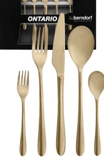 Interspar Besteckset ontario gold Angebot