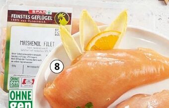 Eurospar Feinstes geflügel hendlfilet Angebot