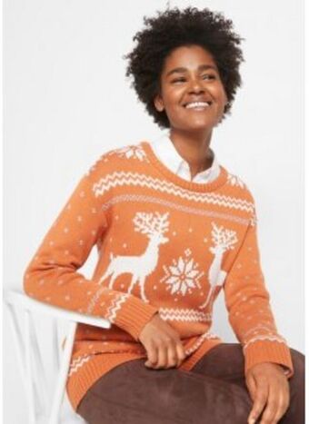 Bonprix Pullover mit wintermotiv Angebot
