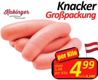 Wurstico Kabinger Knacker per kilo Angebot