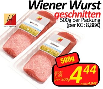 Wurstico Wiener Wurst 500 g Angebot