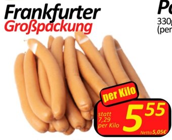 Wurstico Frankfurter per kilo Angebot