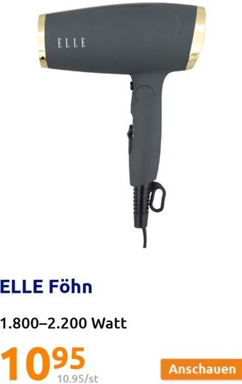 Action ELLE Föhn Angebot