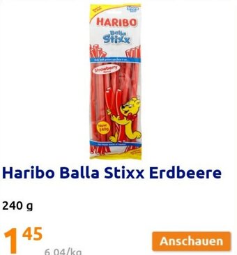 Action Haribo Balla Stixx Erdbeere 240 g Angebot