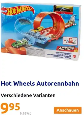 Action Hot Wheels Autorennbahn Angebot