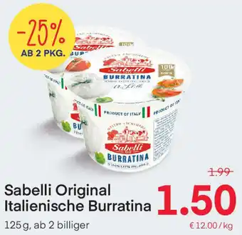 MPreis Sabelli Original Italienische Burratins 125g Angebot