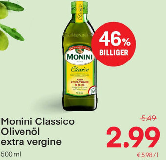 MPreis Monini Classico Olivenöl Extra Vergine 500ml Angebot