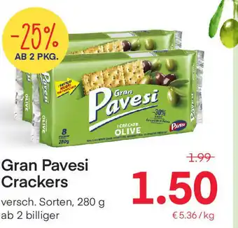 MPreis Gran Pavesi Crackers 280g Angebot
