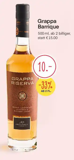 MPreis Grappa Barrique 500ml Angebot