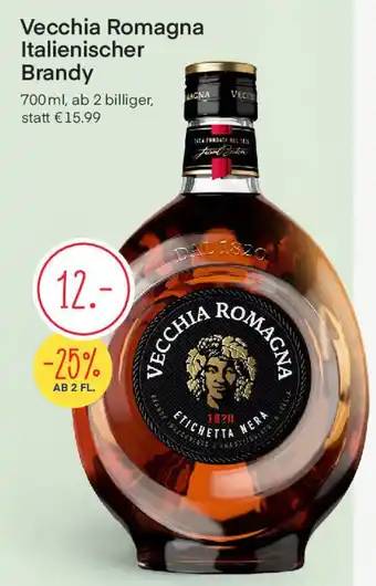 MPreis Vecchia Romagna Italienischer Brandy 700ml Angebot